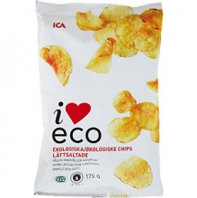 I Love Eco Ekologiska Chips Saltade