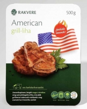 American grill-liha sea kaelakarbonaadist