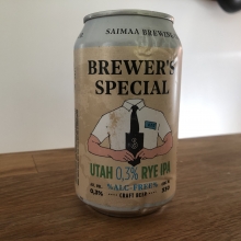 Brewer's Special Utah 0,3% Rye IPA